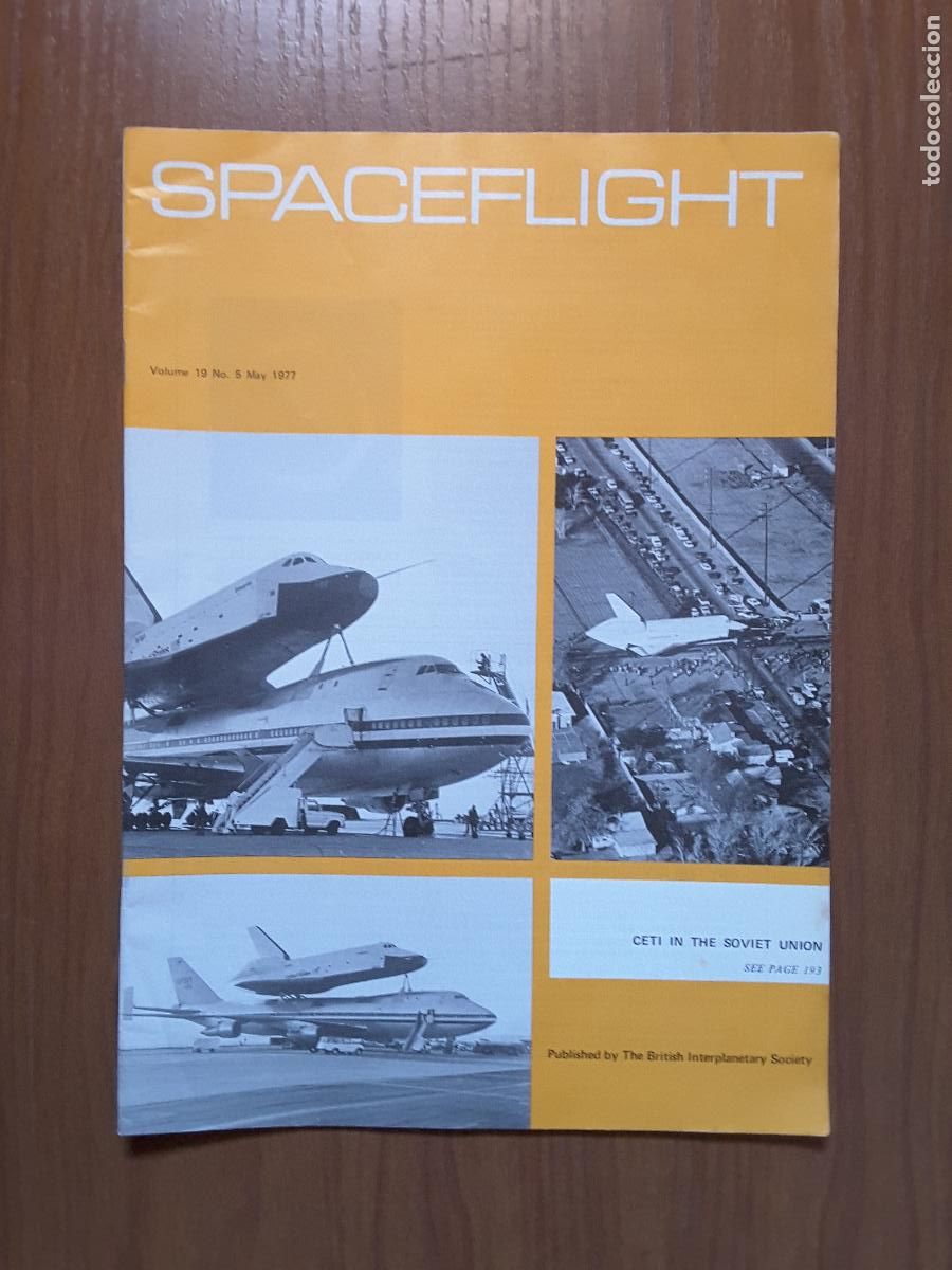 Coleccionismo de revistas y peri&oacute;dicos: Spaceflight Vol. 19 No 5. Revista exploraci&oacute;n del espacio en ingl&eacute;s.