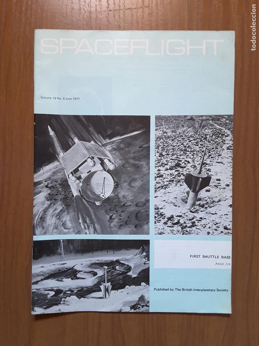 Coleccionismo de revistas y peri&oacute;dicos: Spaceflight Vol. 19 No 6. Revista exploraci&oacute;n del espacio en ingl&eacute;s.
