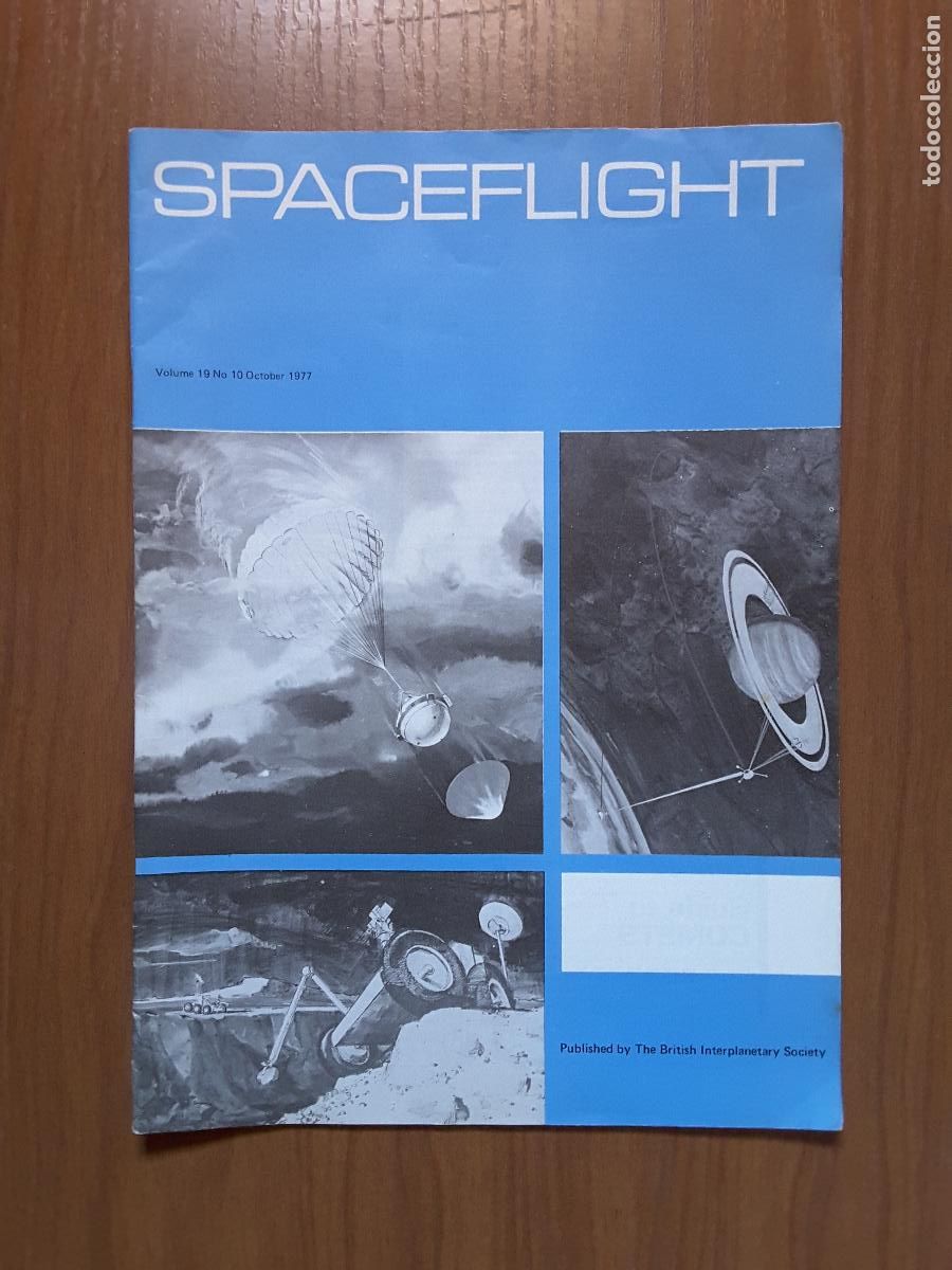 Coleccionismo de revistas y peri&oacute;dicos: Spaceflight Vol. 19 No 10. Revista exploraci&oacute;n del espacio en ingl&eacute;s.