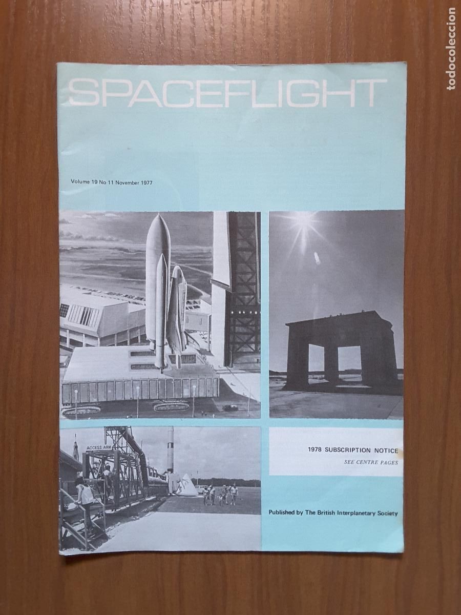 Coleccionismo de revistas y peri&oacute;dicos: Spaceflight Vol. 19 No 11. Revista exploraci&oacute;n del espacio en ingl&eacute;s.