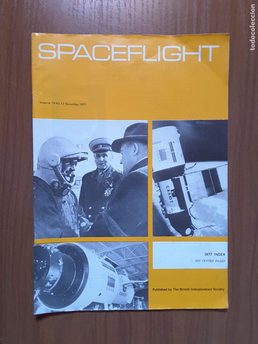 Collectionnisme de Revues et Journaux: Spaceflight Vol. 19 No 12. Revista exploraci&oacute;n del espacio en ingl&eacute;s.