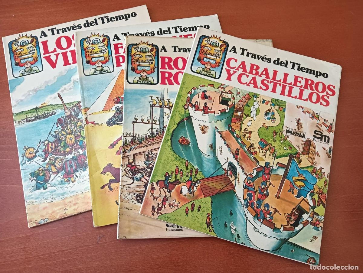 Lote 500873602: A través del tiempo Completa 4 Nº. Ediciones SM Plesa