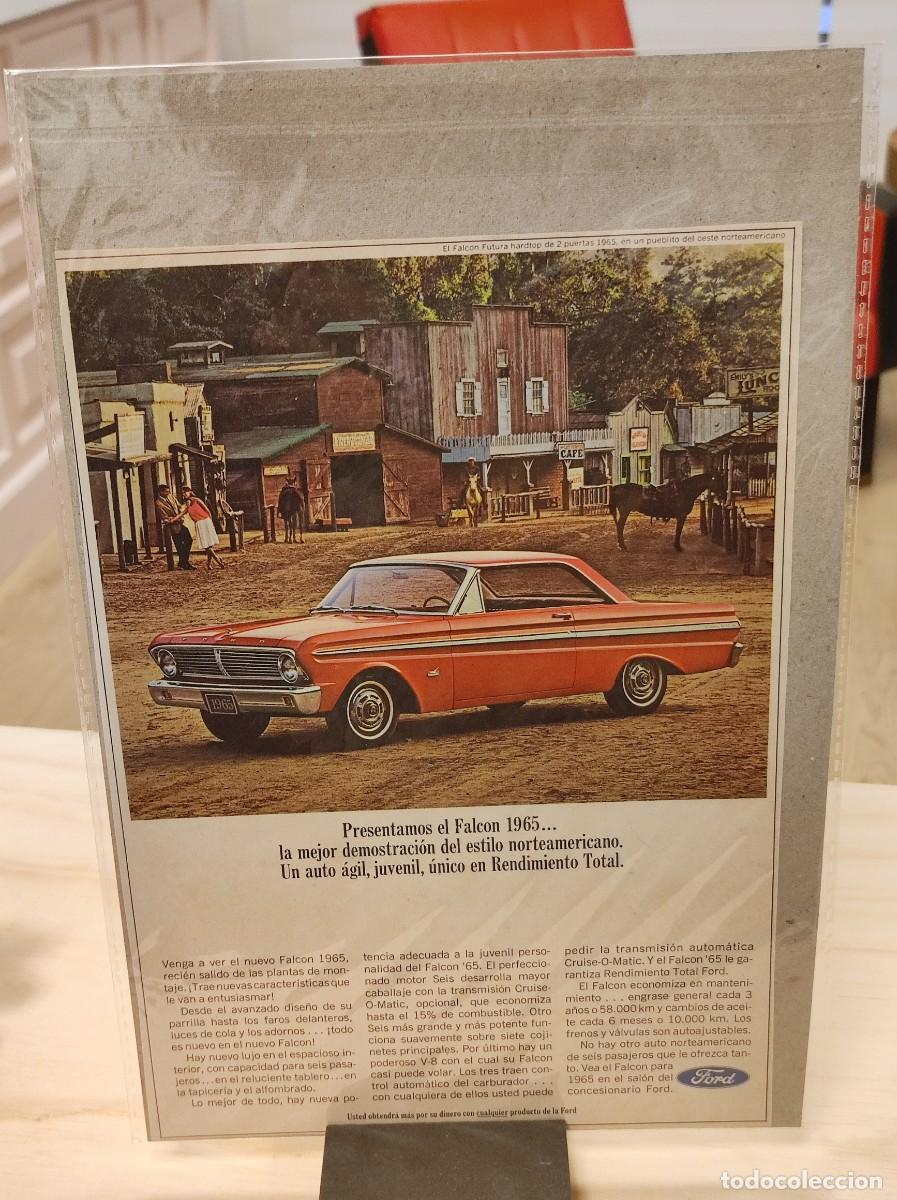 Coleccionismo de Revistas y Peri&oacute;dicos: HOJA PUBLICIDAD REVISTA ORIGINAL 1965. AUTOMOVIL FORD FALCON