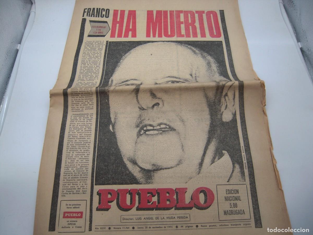 Coleccionismo de Revistas y Peri&oacute;dicos: periodico pueblo a&ntilde;os 70
