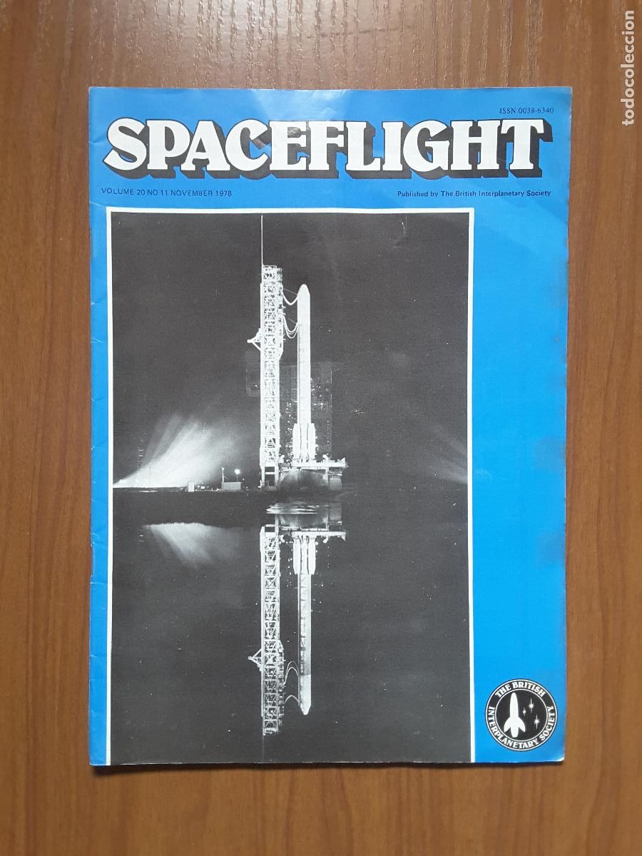 Coleccionismo de revistas y peri&oacute;dicos: Spaceflight Vol. 20 No 11. Revista exploraci&oacute;n del espacio en ingl&eacute;s.