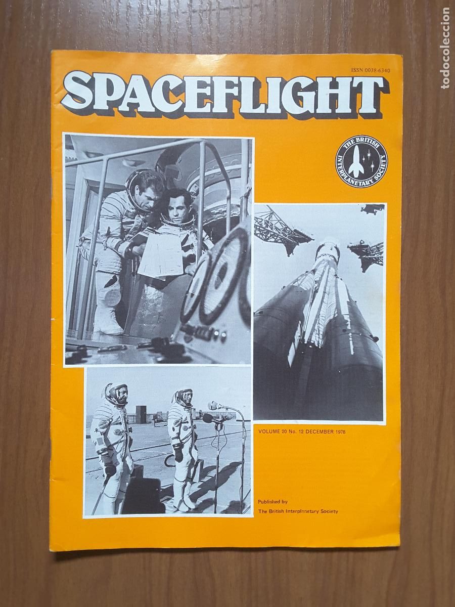 Coleccionismo de revistas y peri&oacute;dicos: Spaceflight Vol. 20 No 12. Revista exploraci&oacute;n del espacio en ingl&eacute;s.