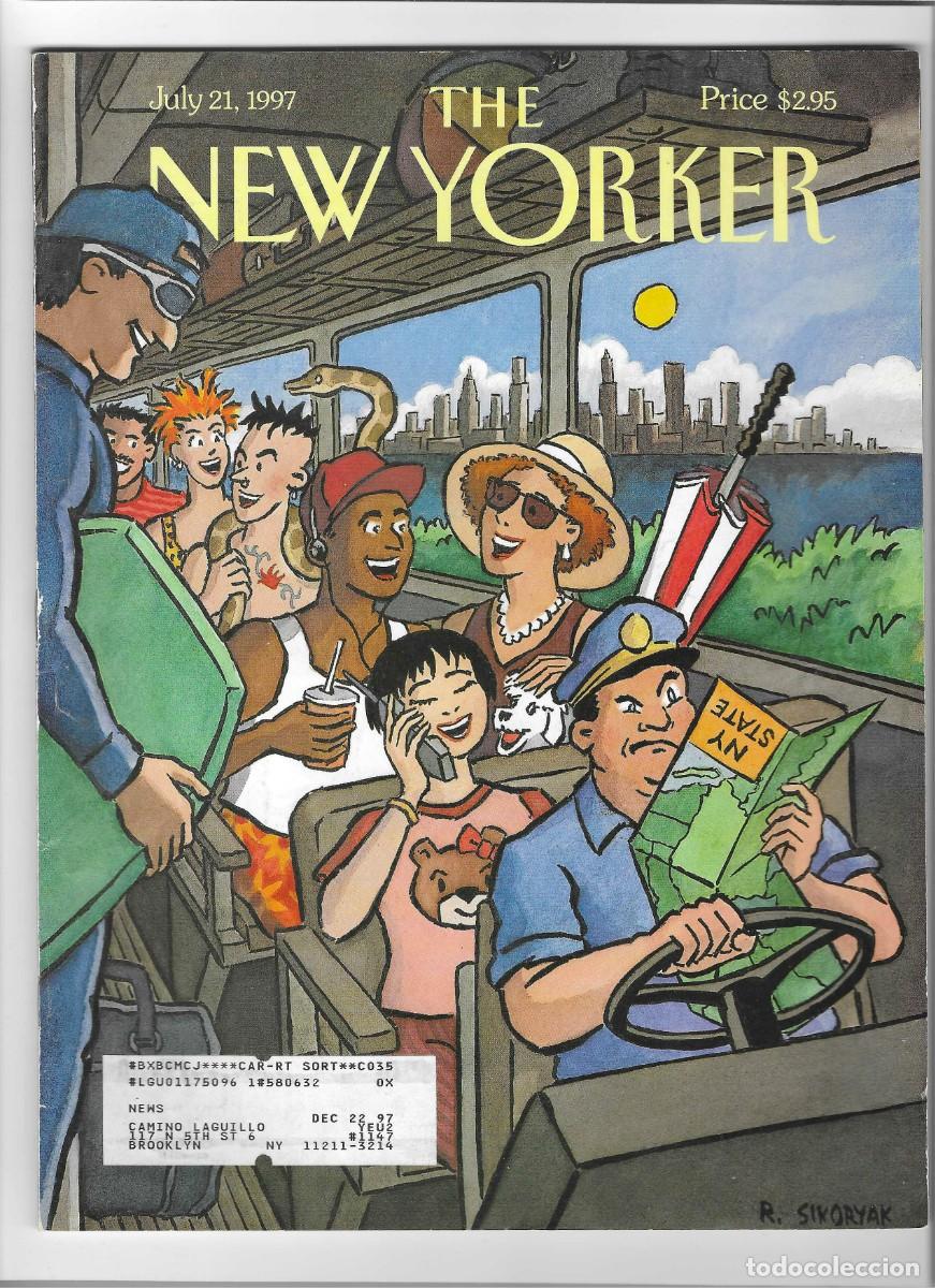 Coleccionismo de revistas y peri&oacute;dicos: the new yorker. 21 julio 1997