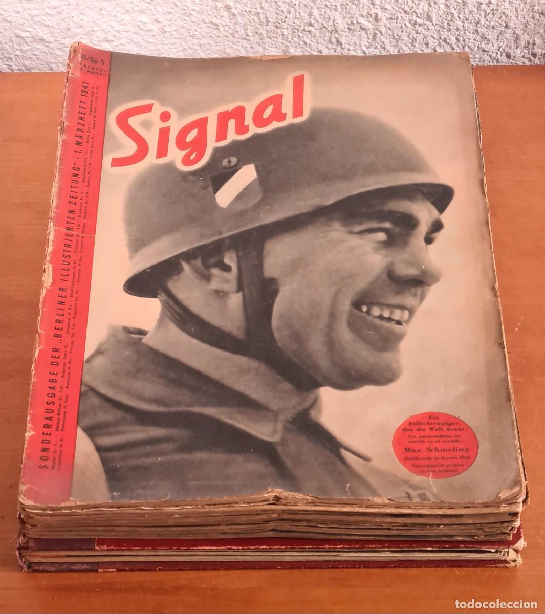 Collection Magazines and Newspapers: 20 Revistas Signal - Segunda Guerra Mundial Bando Alemania Nazi III Reich Hitler