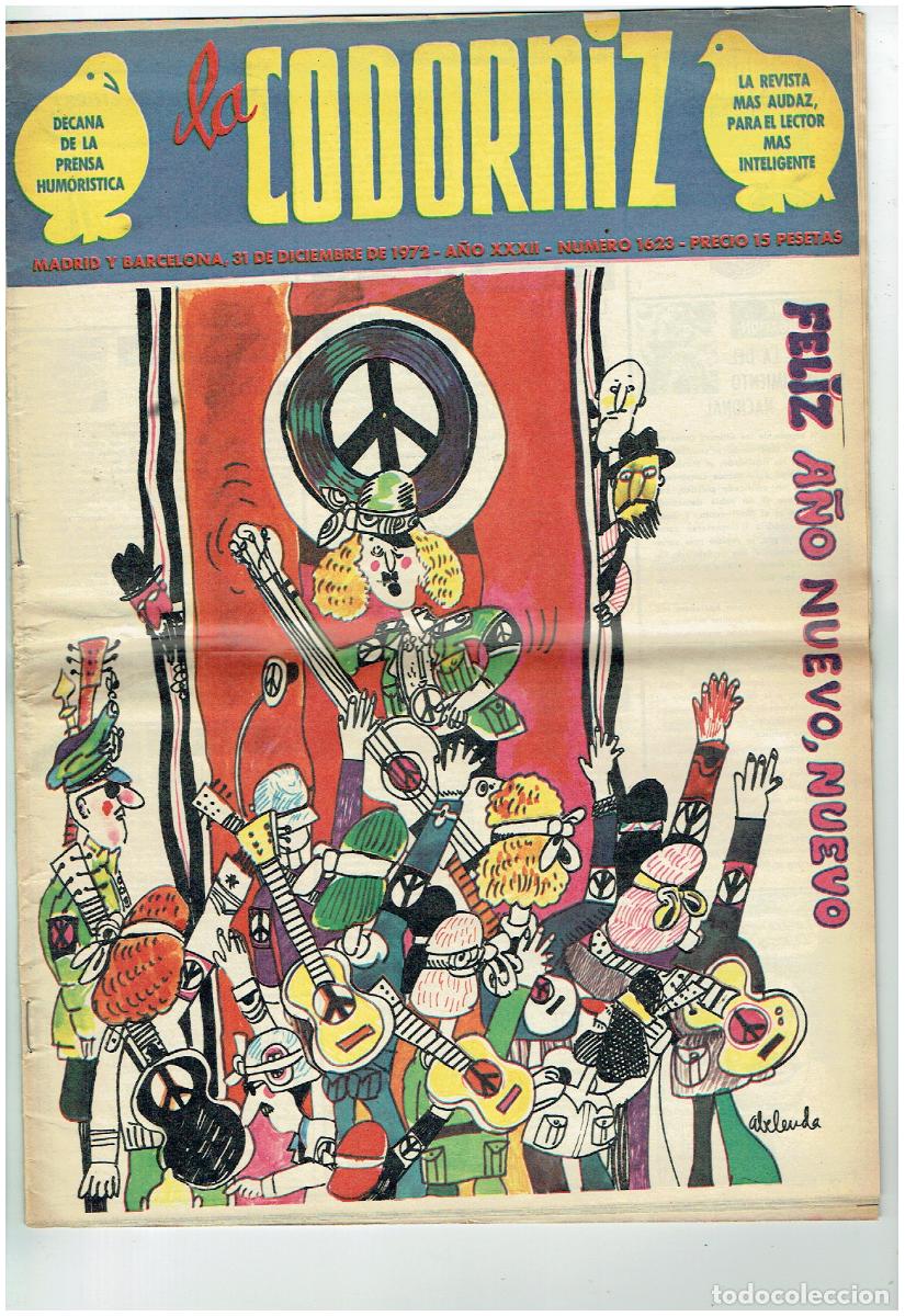 Coleccionismo de Revistas y Peri&oacute;dicos: LA CODORNIZ. N&ordm; 1623. 31 DICIEMBRE 1972. (B/41.2)