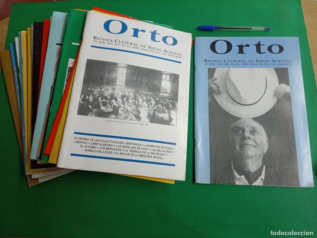 Sammeln von Zeitschriften und Zeitungen: Gran lote de 22 Revistas ORTO. Anarquismo - Acrata.