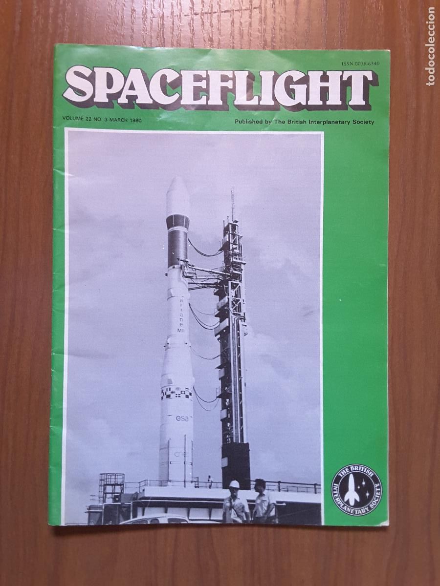 Coleccionismo de revistas y peri&oacute;dicos: Spaceflight Vol. 22 No 3 - Revista exploraci&oacute;n del espacio en ingl&eacute;s.