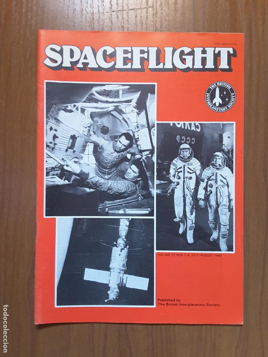 Coleccionismo de revistas y peri&oacute;dicos: Spaceflight Vol. 22 No 7/8 - Revista exploraci&oacute;n del espacio en ingl&eacute;s.