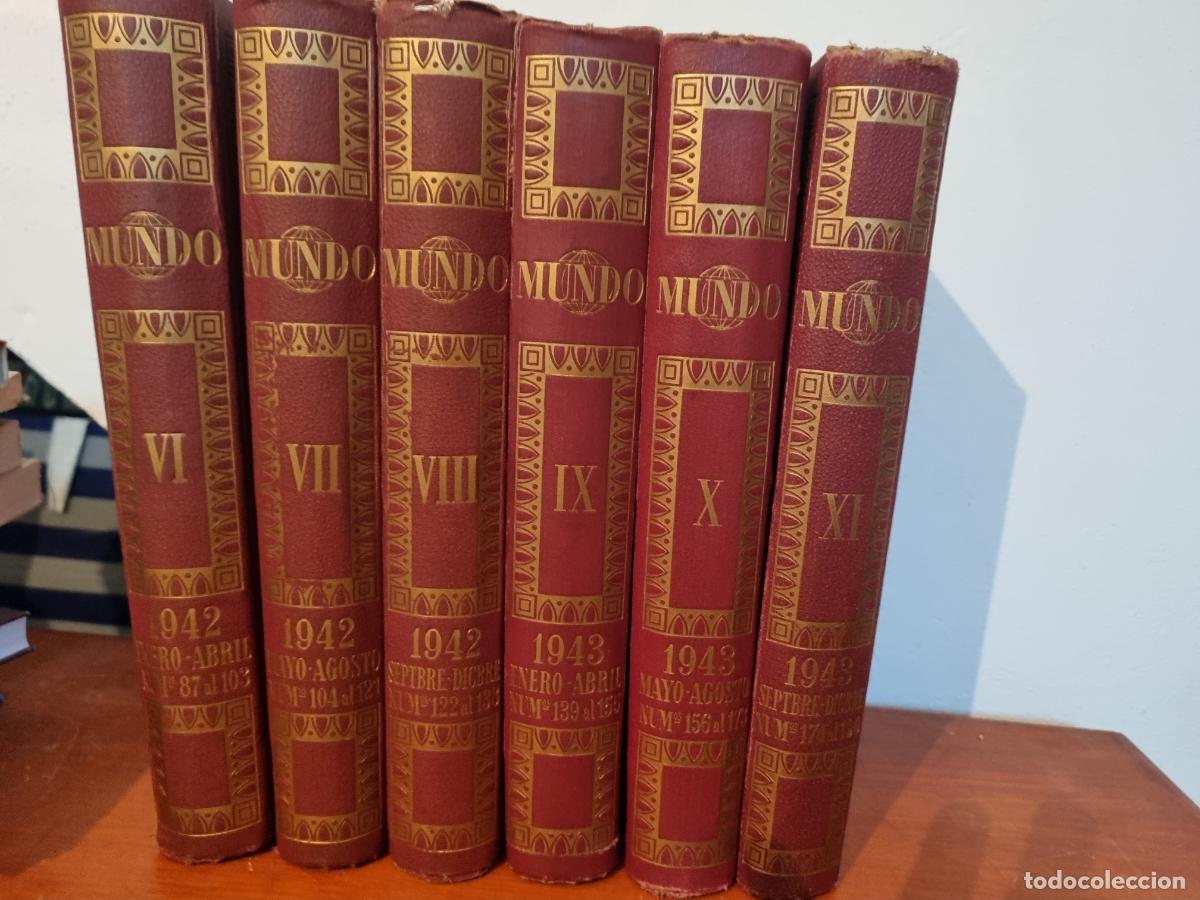 Coleccionismo de Revistas y Peri&oacute;dicos: EL MUNDO A&Ntilde;O 1942 Y 1943 COMPLETOS 6 TOMOS II GUERRA MUNDIAL DIVISION AZUL