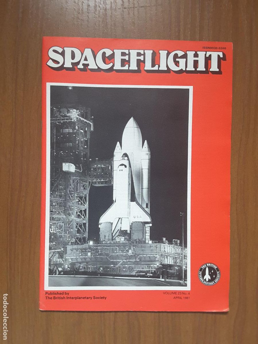 Coleccionismo de revistas y peri&oacute;dicos: Spaceflight Vol. 23 No 4 - Revista exploraci&oacute;n del espacio en ingl&eacute;s.