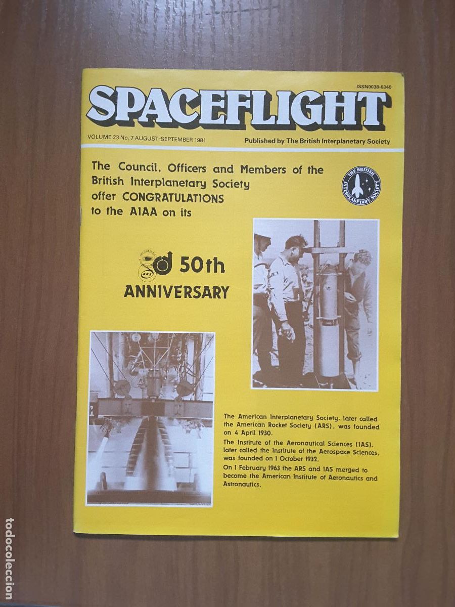 Collezionismo di Riviste e Giornali: Spaceflight Vol. 23 No 7 - Revista exploraci&oacute;n del espacio en ingl&eacute;s.