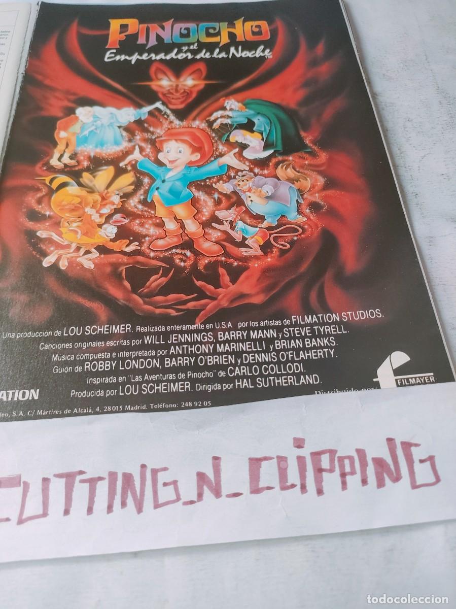 Coleccionismo de Revistas y Peri&oacute;dicos: Clipping PINOCHO PUBLICIDAD