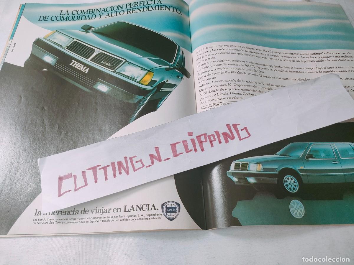 Coleccionismo de Revistas y Peri&oacute;dicos: Clipping PS860902 PUBLICIDAD LANCIA THEMA