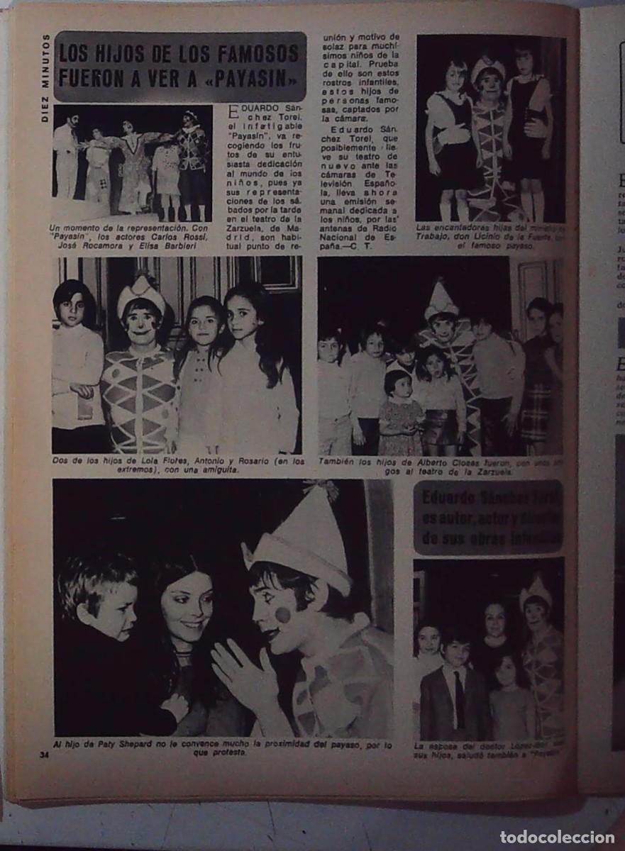 Coleccionismo de Revistas y Peri&oacute;dicos: PAYASIN ROSARIO FLORES ANTONIO CARLOS ROSSI JOSE ROCAMORA ELISA BARBIERI PATY SHEPARD