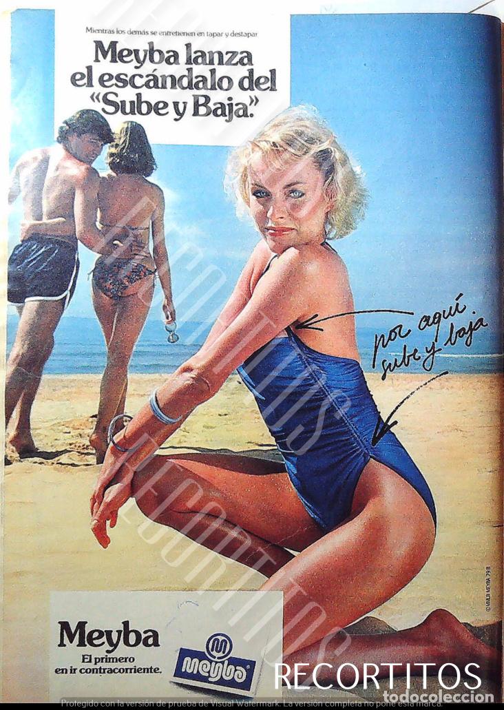 Coleccionismo de Revistas y Peri&oacute;dicos: MEYBA BA&Ntilde;ADOR LENCERIA ROPA DE BA&Ntilde;O ANUNCIO PUBLICIDAD