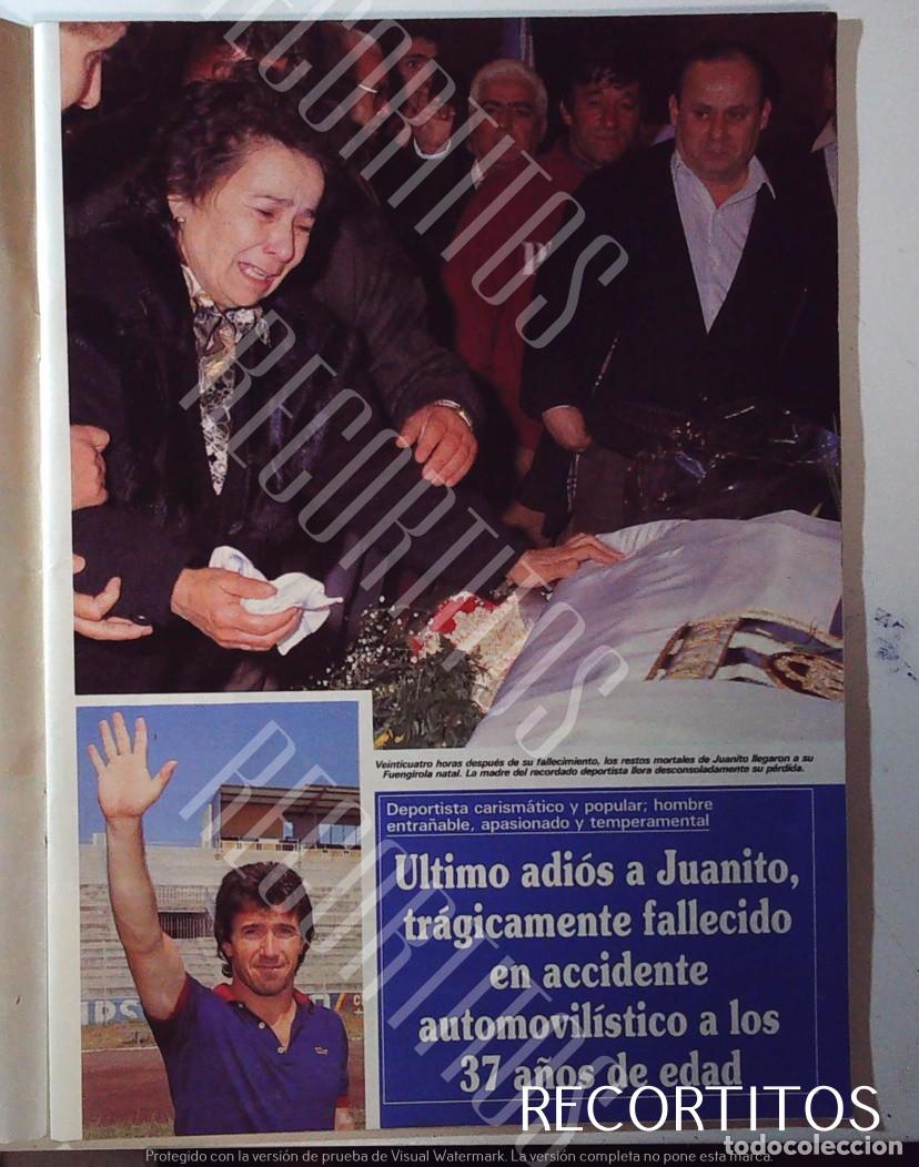 Coleccionismo de Revistas y Peri&oacute;dicos: FUENGIROLA JUANITO ROCIO JURADO REAL MADRID CAMACHO FUTBOL ACCIDENTE TRAFICO