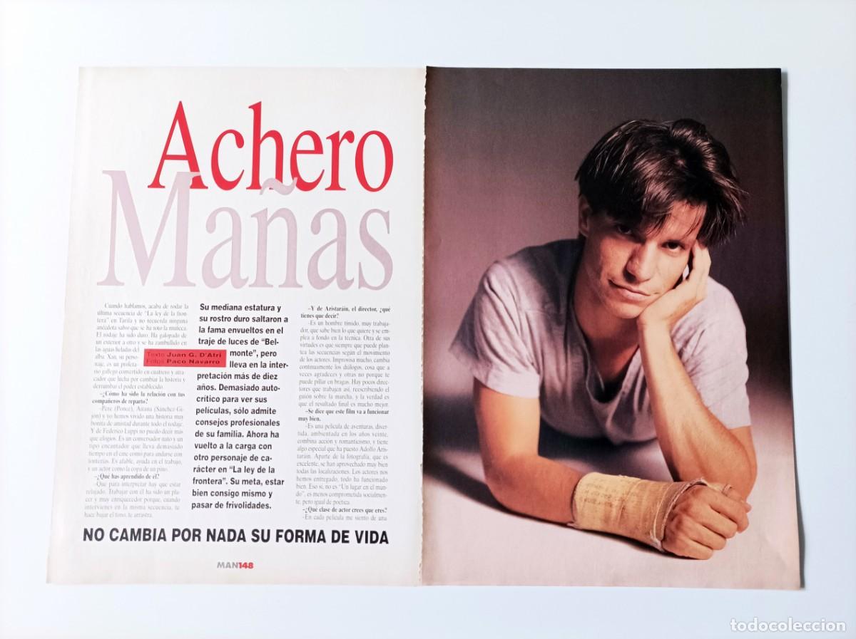Coleccionismo de Revistas y Peri&oacute;dicos: ACHERO MA&Ntilde;AS REPORTAJE REVISTA