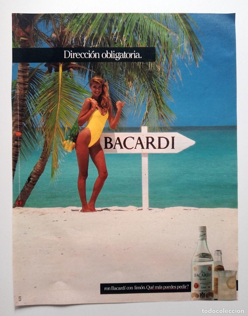 Coleccionismo de Revistas y Peri&oacute;dicos: RON BACARDI ANUNCIO PUBLICITARIO BEBIDAS