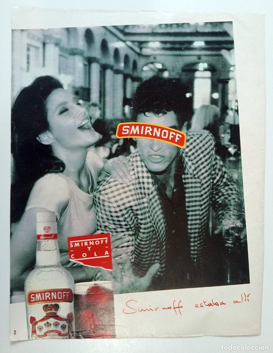 Collezionismo di Riviste e Giornali: VODKA SMIRNOFF ANUNCIO PUBLICITARIO BEBIDAS