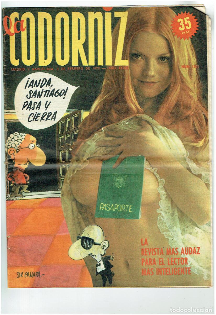Coleccionismo de Revistas y Peri&oacute;dicos: LA CODORNIZ. N&ordm; 1755. 8 FEBRERO 1976. (B/41.2)