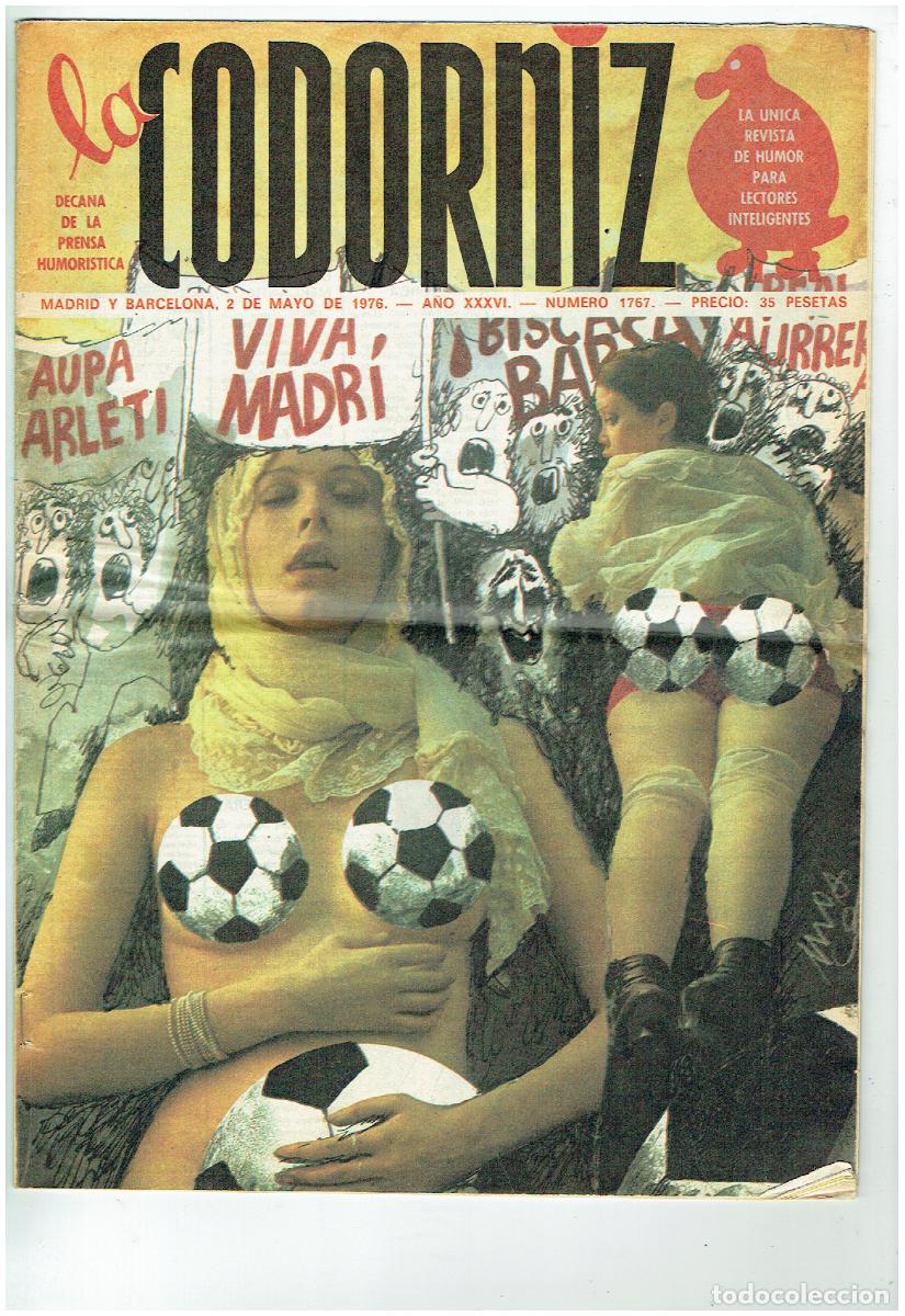 Coleccionismo de Revistas y Peri&oacute;dicos: LA CODORNIZ. N&ordm; 1767. 2 MAYO 1976. (B/41.2)