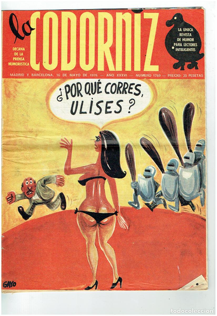 Coleccionismo de Revistas y Peri&oacute;dicos: LA CODORNIZ. N&ordm; 1769. 16 MAYO 1976. (B/41.2)