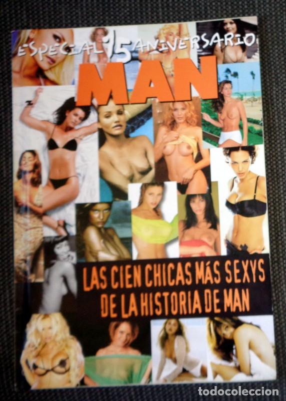 Coleccionismo de Revistas y Peri&oacute;dicos: REVISTA MAN N&Uacute;MERO ESPECIAL 15 ANIVERSARIO. LAS CIEN CHICAS M&Aacute;S SEXYS DE LA HISTORIA. MADONNA