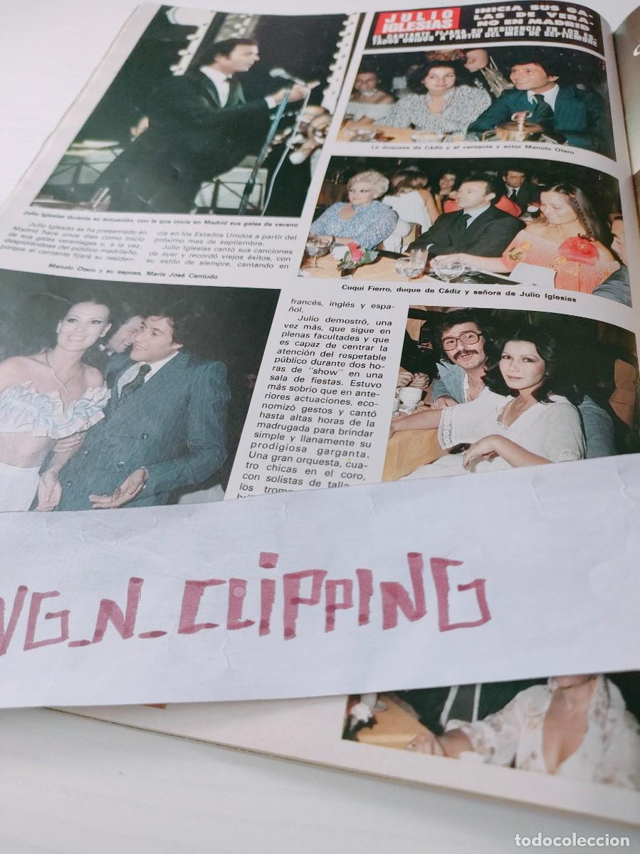 Coleccionismo de Revistas y Peri&oacute;dicos: Clipping H770207 JULIO IGLESIAS, ROCIO JURADO, CANTUDO, PREYSLER