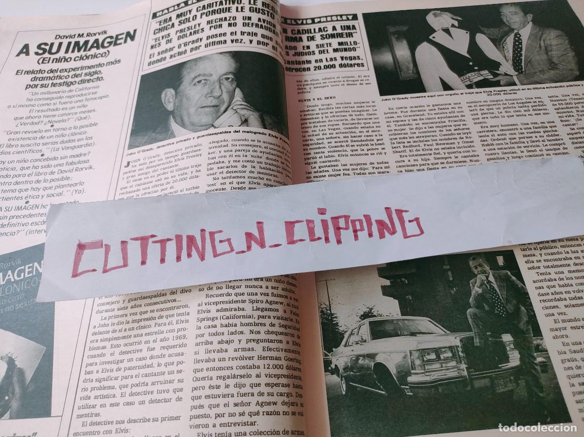 Coleccionismo de Revistas y Peri&oacute;dicos: Clipping H782207 JOHN O'GRADY, EL CHOFER DE ELVIS PRESLEY
