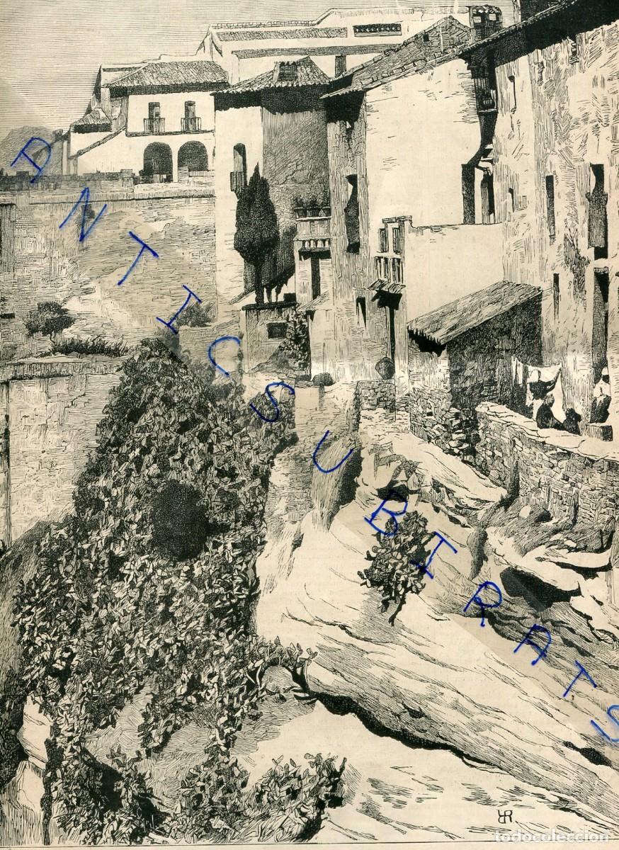 Coleccionismo de Revistas y Peri&oacute;dicos: REVISTA A&Ntilde;O 1875 SIGUENZA EXPEDICION AL POLO NORTE EL MERCADO DE OVIEDO EL PUENTE SOBRE TAJO RONDA