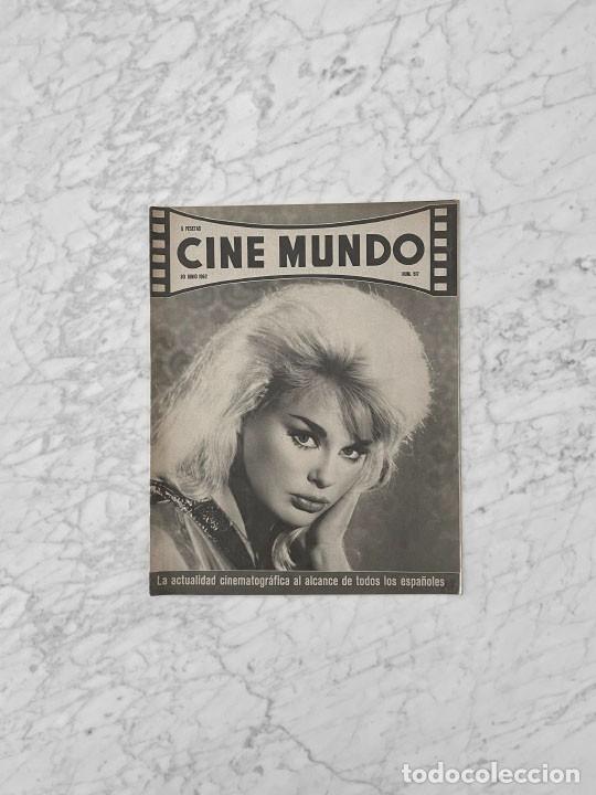 Coleccionismo de Revistas y Peri&oacute;dicos: CINE MUNDO - 1962 - ELKE SOMMER, FESTIVAL DE SAN SEBASTIAN, SALVATORE GIULIANO, TROY DONAHUE