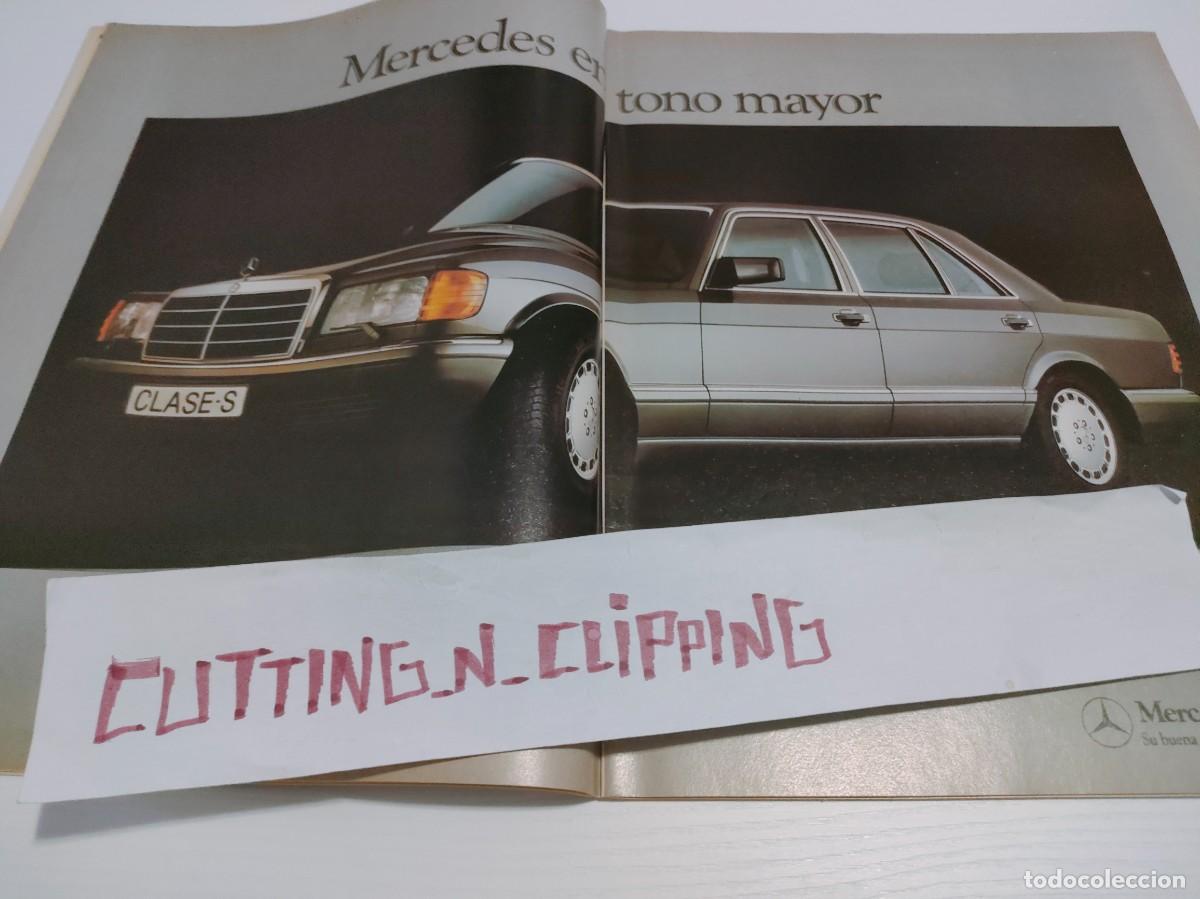 Coleccionismo de revistas y peri&oacute;dicos: Clipping PS861603 PUBLICIDAD MERCEDES CLASE S