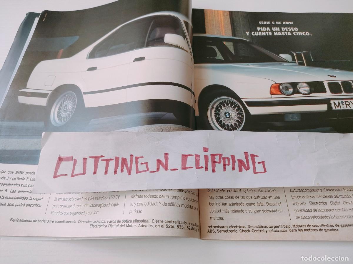 Coleccionismo de Revistas y Peri&oacute;dicos: Clipping BN911509 BMW SERIE 5