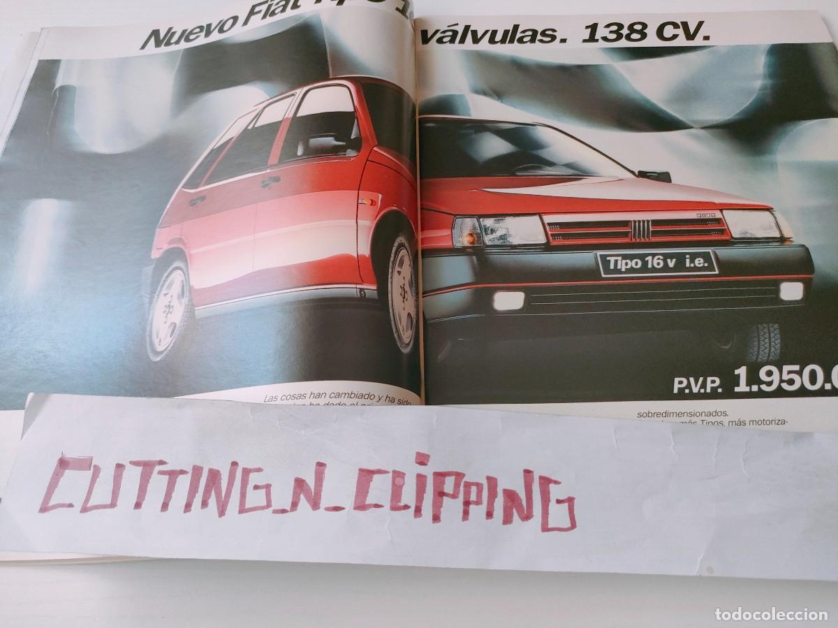 Coleccionismo de Revistas y Peri&oacute;dicos: Clipping BN891012 PUBLICIDAD FIAT TIPO