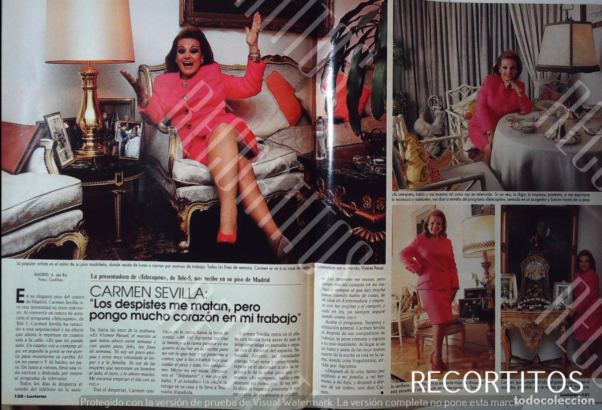 Coleccionismo de Revistas y Peri&oacute;dicos: CARMEN SEVILLA TELECUPON