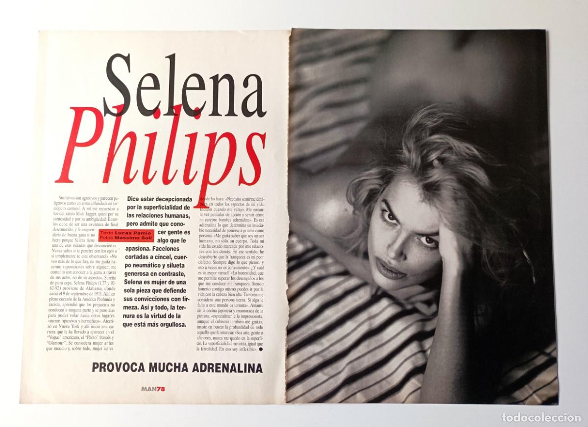 Coleccionismo de Revistas y Peri&oacute;dicos: REPORTAJE DE FOTOS DE SELENA PHILIPS