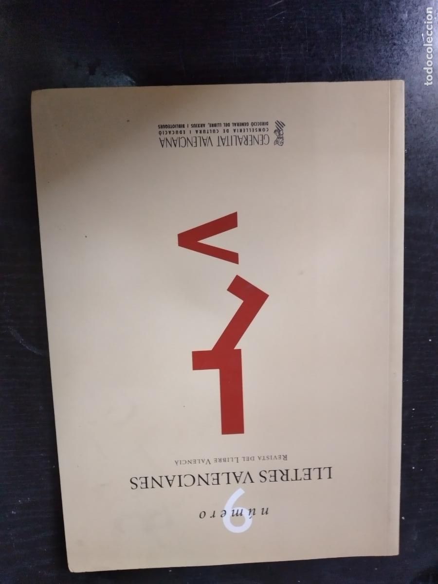 Collection Magazines and Newspapers: NUMERO 9 LLETRES VALENCIANES - REVISTA DEL LLIBRE VALENCIA - 2001