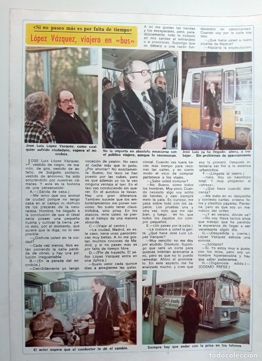 Collezionismo di Riviste e Giornali: REPORTAJE ENTREVISTA REVISTA JOSE LUIS LOPEZ VAZQUEZ