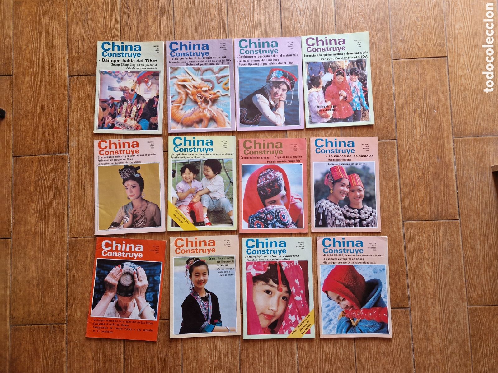 Coleccionismo de revistas y peri&oacute;dicos: CHINA CONSTRUYE N&ordm; 1 AL 12 A&Ntilde;O 1988 A&Ntilde;O COMPLETO COMUNISMO REVISTA DE PROPAGANDA SOCIAL COMUNISTA