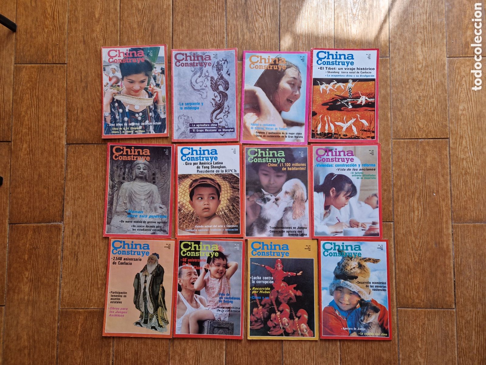Coleccionismo de revistas y peri&oacute;dicos: CHINA CONSTRUYE N&ordm; 1 AL 12 A&Ntilde;O 1989 A&Ntilde;O COMPLETO COMUNISMO REVISTA DE PROPAGANDA SOCIAL COMUNISTA