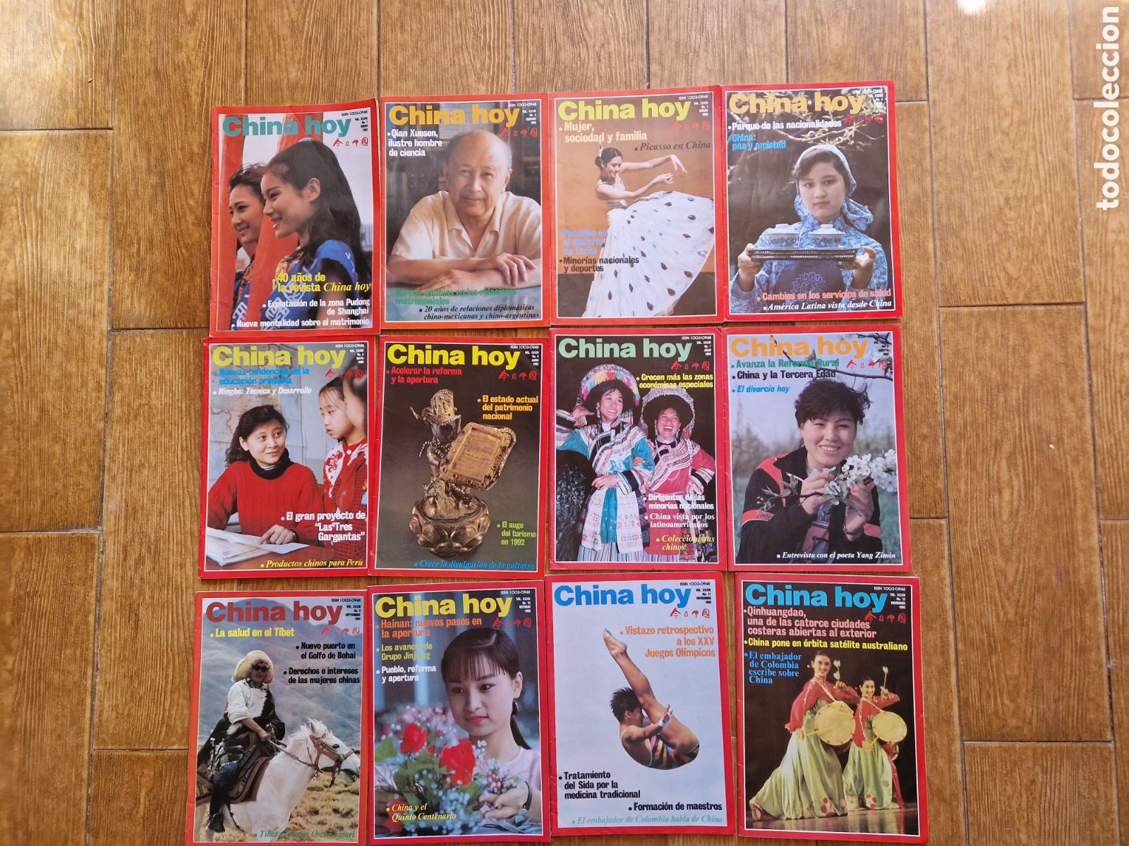 Coleccionismo de revistas y peri&oacute;dicos: CHINA CONSTRUYE N&ordm; 1 AL 12 A&Ntilde;O 1992 A&Ntilde;O COMPLETO COMUNISMO REVISTA DE PROPAGANDA SOCIAL COMUNISTA