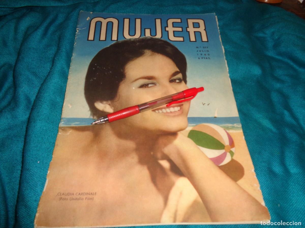 Collezionismo di Riviste e Giornali: RECORTE : PORTADA : CLAUDIA CARDINALE .MUJER, JULIO 1960