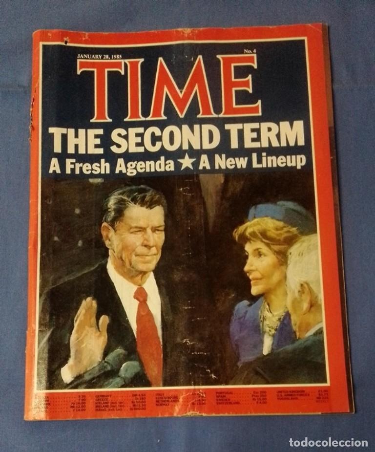 Coleccionismo de revistas y peri&oacute;dicos: revista time international ingles n&ordm;4 28-1985
