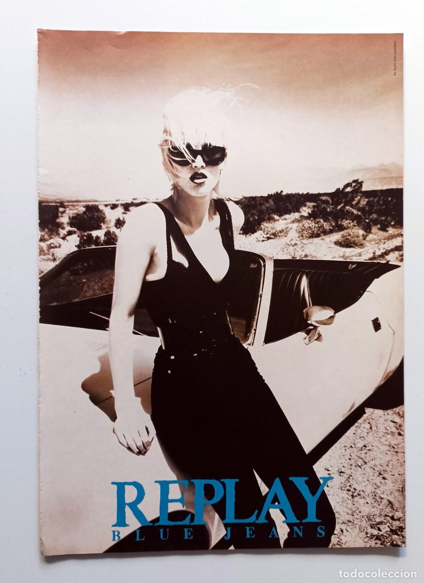 Sammeln von Zeitschriften und Zeitungen: COLECCIONISMO PAPEL PUBLICIDAD: PANTALONES VAQUEROS REPLAY BLUE JEANS ANUNCIO PUBLICITARIO
