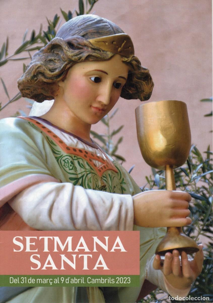 Coleccionismo de Revistas y Peri&oacute;dicos: TC15/ Programa de actos de la Semana Santa de Cambrils 2024