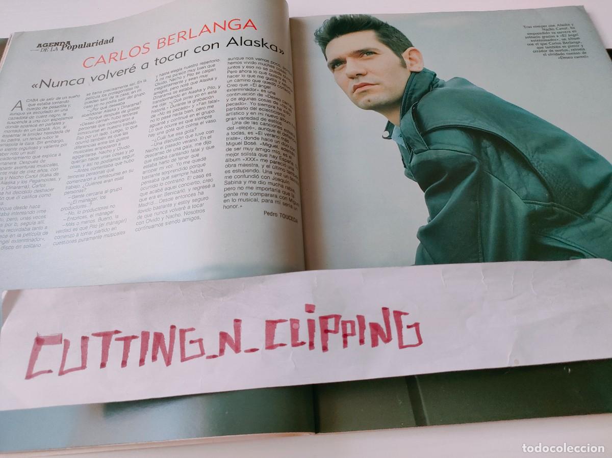 Coleccionismo de Revistas y Peri&oacute;dicos: Clipping BN902406 CARLOS BERLANGA, ALASKA